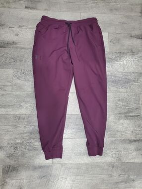 Maroon Under Armour Jogger Pants